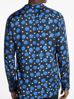 BOWIE GEOMETRIC SHIRT-John Varvatos Clearance