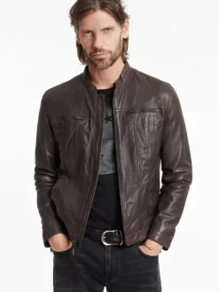 BRANDO BAND COLLAR JACKET-John Varvatos Hot