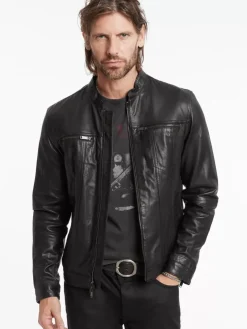 BRANDO BAND COLLAR JACKET-John Varvatos Hot
