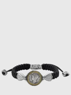 CORDED MERCURY COIN BRACELET-John Varvatos Outlet