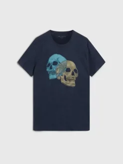 DOUBLE SKULL TEE-John Varvatos