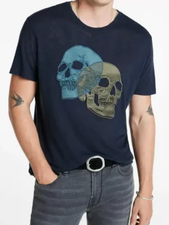 DOUBLE SKULL TEE-John Varvatos