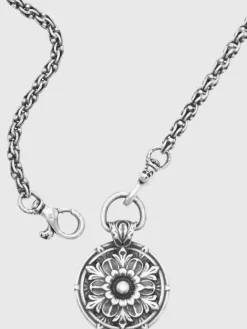 FLORAL PENDANT NECKLACE-John Varvatos New