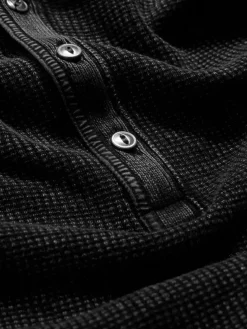 MEMPHIS WAFFLE HENLEY-John Varvatos