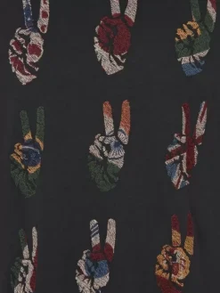 MULTI PEACE HAND TEE-John Varvatos New