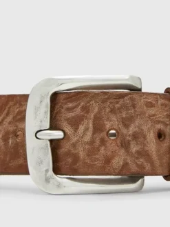 NOVA HAMMERED CRINKLE BELT-John Varvatos Outlet