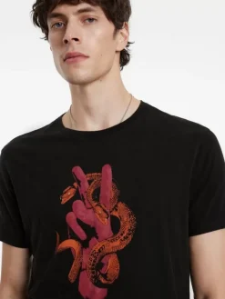 PEACE SNAKE TEE-John Varvatos Best