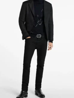 PIERRE MOCK NECK SWEATER-John Varvatos Outlet