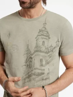 TRAVELERS STAMP TEE-John Varvatos Discount